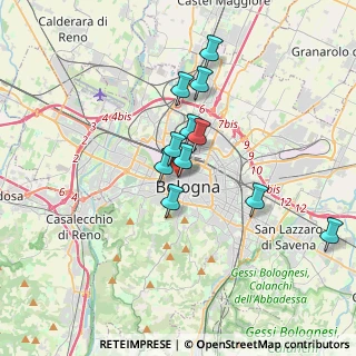Mappa Lame - Bologna, 40122 Bologna BO, Italia (2.85818)