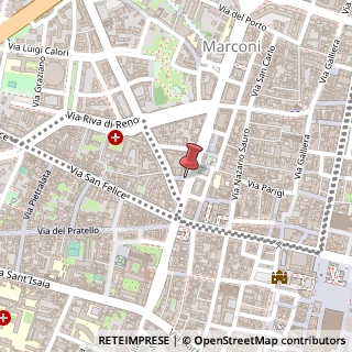 Mappa Via Guglielmo Marconi, 12, 40122 Bologna, Bologna (Emilia Romagna)