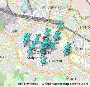Mappa Via Goito, 40126 Bologna BO, Italia (0.649)