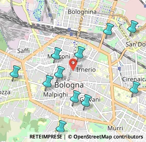 Mappa Via Goito, 40126 Bologna BO, Italia (1.14273)