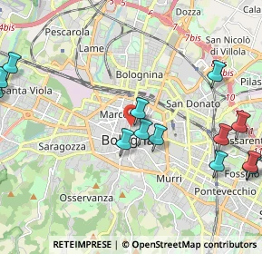 Mappa Via Goito, 40126 Bologna BO, Italia (2.63692)
