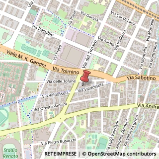 Mappa Via Valdossola, 15, 40134 Bologna, Bologna (Emilia Romagna)