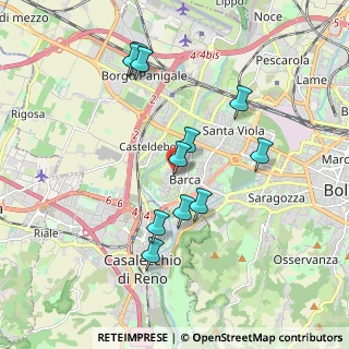 Mappa Via Tommaseo Nicolo', 40133 Bologna BO, Italia (1.76364)