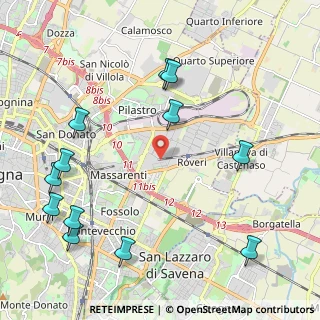 Mappa Via Edoardo Collamarini, 40138 Bologna BO, Italia (2.695)
