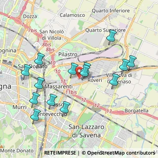 Mappa Via Edoardo Collamarini, 40138 Bologna BO, Italia (2.12071)