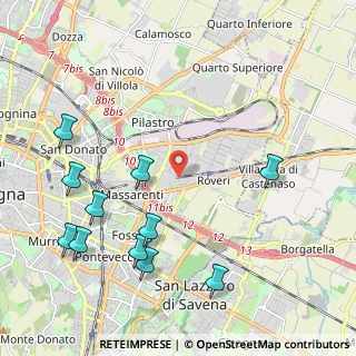 Mappa Via Edoardo Collamarini, 40138 Bologna BO, Italia (2.57455)