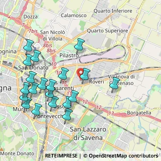 Mappa Via Edoardo Collamarini, 40138 Bologna BO, Italia (2.3705)