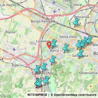 Mappa Via Coriolano Vighi, 40133 Bologna BO, Italia (2.66067)