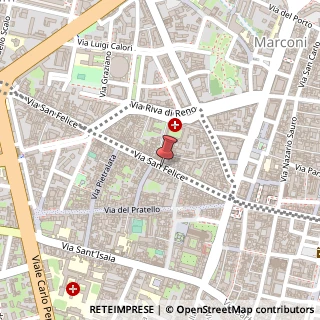 Mappa Via San Felice, 26, 40122 Bologna, Bologna (Emilia Romagna)