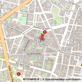 Mappa Via dell'Abbadia, 8, 40122 Bologna, Bologna (Emilia Romagna)