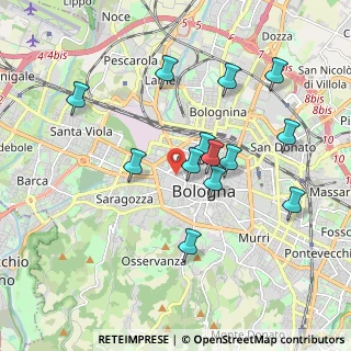 Mappa Via dell'Abbadia, 40122 Bologna BO, Italia (1.81077)
