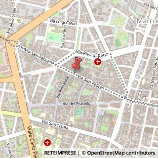 Mappa Via San Felice, 65, 40122 Bologna, Bologna (Emilia Romagna)