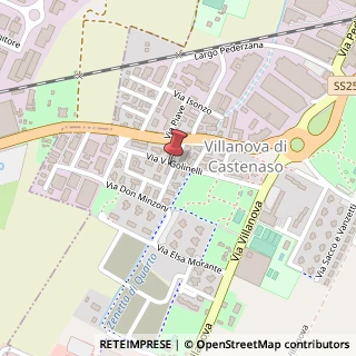 Mappa Via Vittorio Veneto, 3, 40055 Castenaso, Bologna (Emilia Romagna)