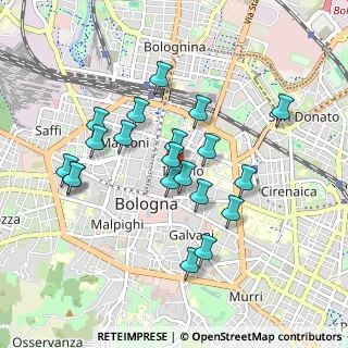 Mappa Vicolo Luretta, 40126 Bologna BO, Italia (0.8485)