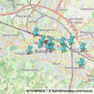 Mappa Vicolo Luretta, 40126 Bologna BO, Italia (1.46417)