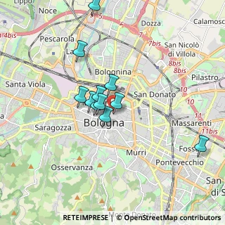 Mappa Vicolo Luretta, 40126 Bologna BO, Italia (1.43455)