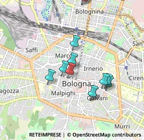 Mappa Via San Giorgio, 40121 Bologna BO, Italia (0.88417)