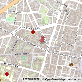 Mappa Via San Felice, 13, 40122 Bologna, Bologna (Emilia Romagna)