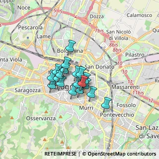 Mappa Alma Mater Studiorum - Università di Bologna, 40126 Bologna BO, Italia (1.0995)