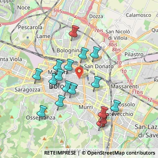 Mappa Alma Mater Studiorum - Università di Bologna, 40126 Bologna BO, Italia (1.87471)