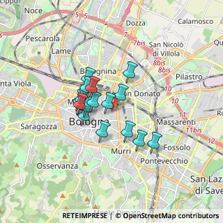 Mappa Alma Mater Studiorum - Università di Bologna, 40126 Bologna BO, Italia (1.22647)