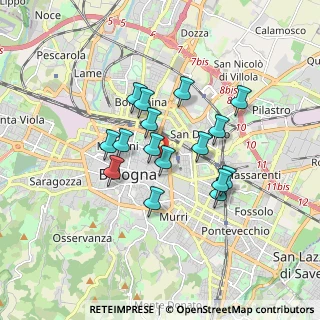 Mappa Alma Mater Studiorum - Università di Bologna, 40126 Bologna BO, Italia (1.39188)