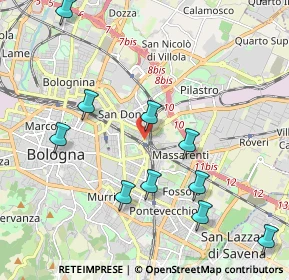 Mappa Via Henghel Gualdi, 40138 Bologna BO, Italia (2.85615)