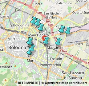 Mappa Via Henghel Gualdi, 40138 Bologna BO, Italia (1.43909)