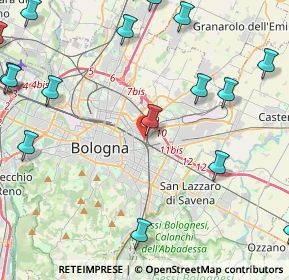 Mappa Via Henghel Gualdi, 40138 Bologna BO, Italia (6.6565)