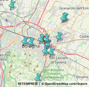 Mappa Via Henghel Gualdi, 40138 Bologna BO, Italia (3.42417)