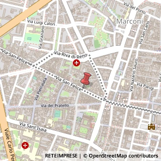 Mappa Via San Felice,  21, 40122 Bologna, Bologna (Emilia Romagna)