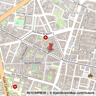 Mappa Via San Felice, 25, 40122 Bologna, Bologna (Emilia Romagna)
