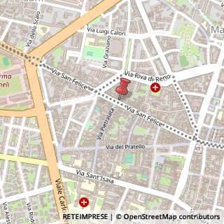 Mappa Via San Felice, 73/A, 40122 Bologna, Bologna (Emilia Romagna)