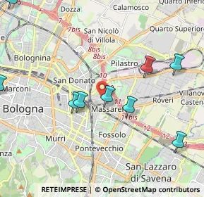 Mappa Via Scandellara, 40138 Bologna BO, Italia (2.78909)