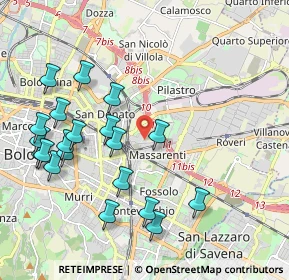 Mappa Via Scandellara, 40138 Bologna BO, Italia (2.269)