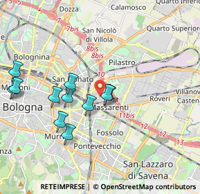 Mappa Via Scandellara, 40138 Bologna BO, Italia (1.96)