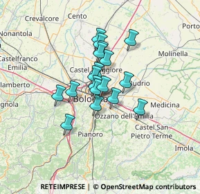 Mappa Via Scandellara, 40138 Bologna BO, Italia (8.99111)