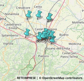 Mappa Via Sabotino, 40134 Bologna BO, Italia (7.56571)