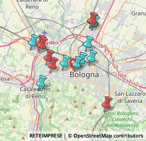 Mappa Via Sabotino, 40134 Bologna BO, Italia (3.30667)