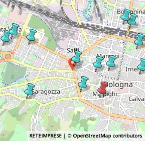 Mappa Via Sabotino, 40134 Bologna BO, Italia (1.34615)