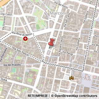 Mappa Via Augusto Majani, 2, 40121 Bologna, Bologna (Emilia Romagna)
