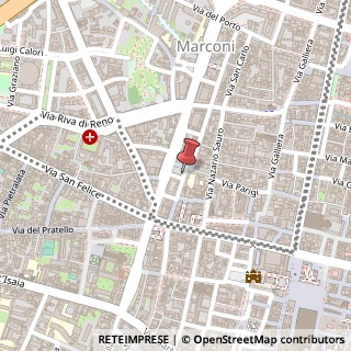 Mappa Via Augusto Majani, 2, 40122 Bologna, Bologna (Emilia Romagna)