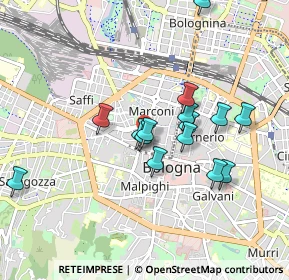 Mappa Via Augusto Majani, 40121 Bologna BO, Italia (0.82467)