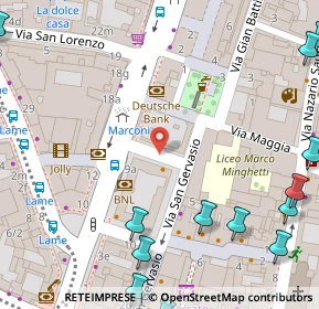 Mappa Via Augusto Majani, 40121 Bologna BO, Italia (0.127)