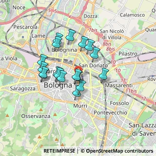 Mappa Mura Anteo Zamboni, 40126 Bologna BO, Italia (1.47222)