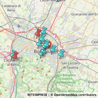 Mappa Mura Anteo Zamboni, 40126 Bologna BO, Italia (3.12231)