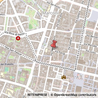 Mappa Via Nazario Sauro, 7, 40121 Bologna, Bologna (Emilia Romagna)