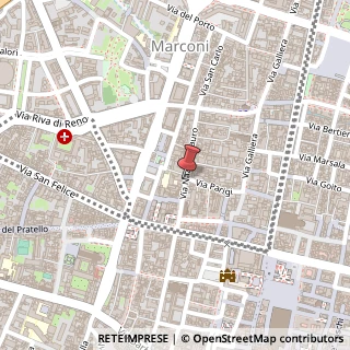 Mappa Via Nazario Sauro, 18, 40121 Bologna, Bologna (Emilia Romagna)