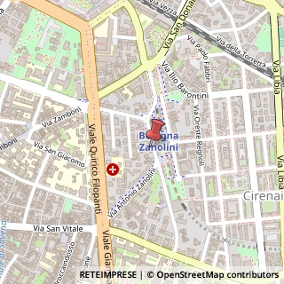 Mappa Via Antonio Zanolini, 38, 40126 Bologna, Bologna (Emilia Romagna)
