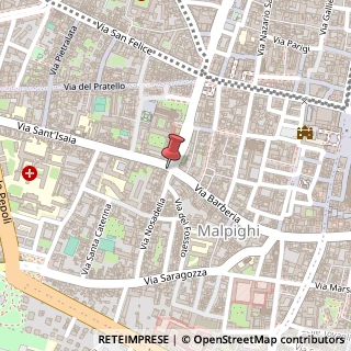 Mappa Via Sant'Isaia, 2, 40123 Bologna, Bologna (Emilia Romagna)